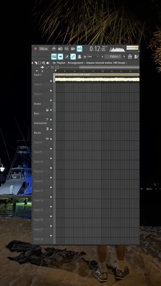Video style reference frame for Cascade beat-synced matching